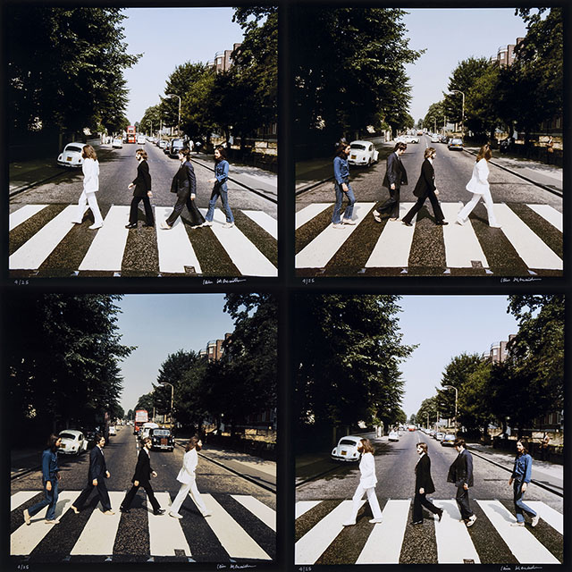 Редкие снимки Битлз, переходящих Abbey Road, пойдут на аукцион за $100000