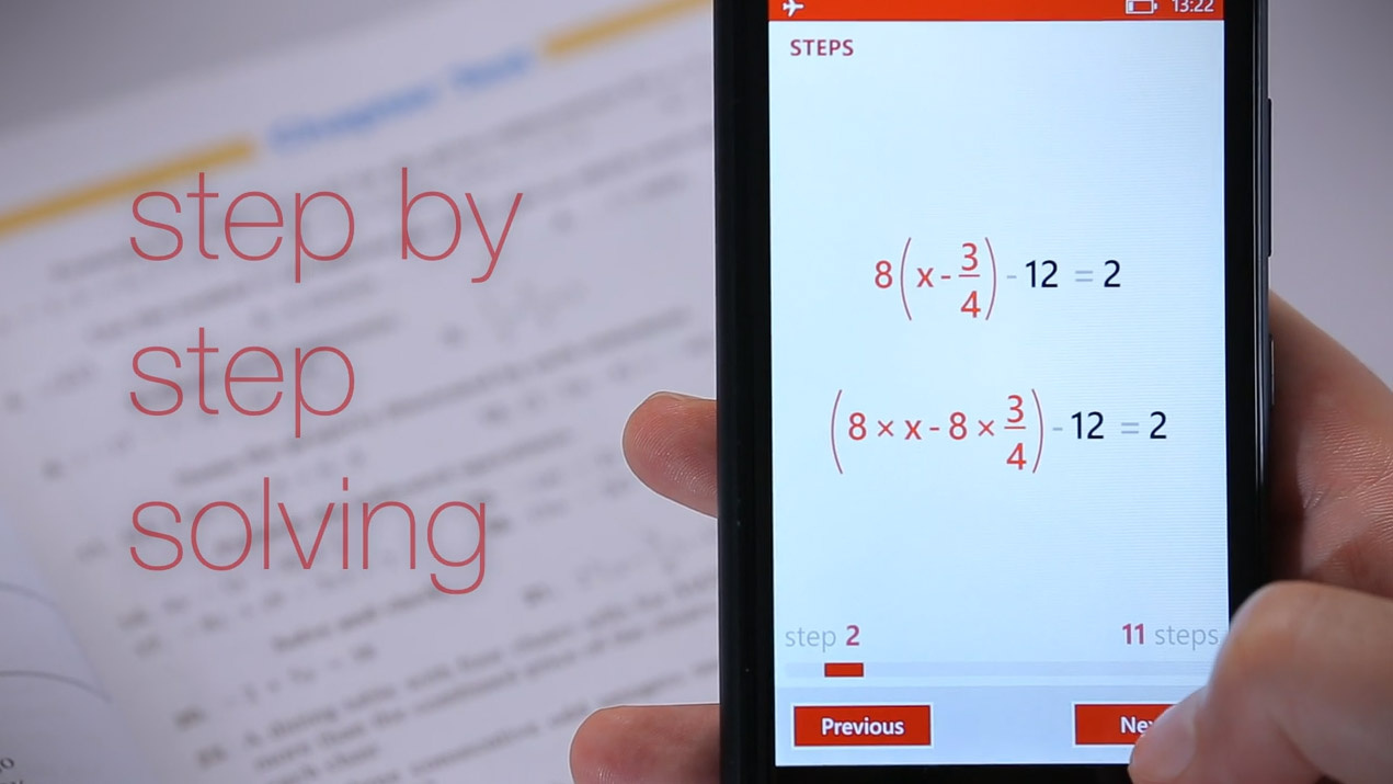 Смартфон сделает за вас домашнее задание по математике / Приложения /  Новости фототехники