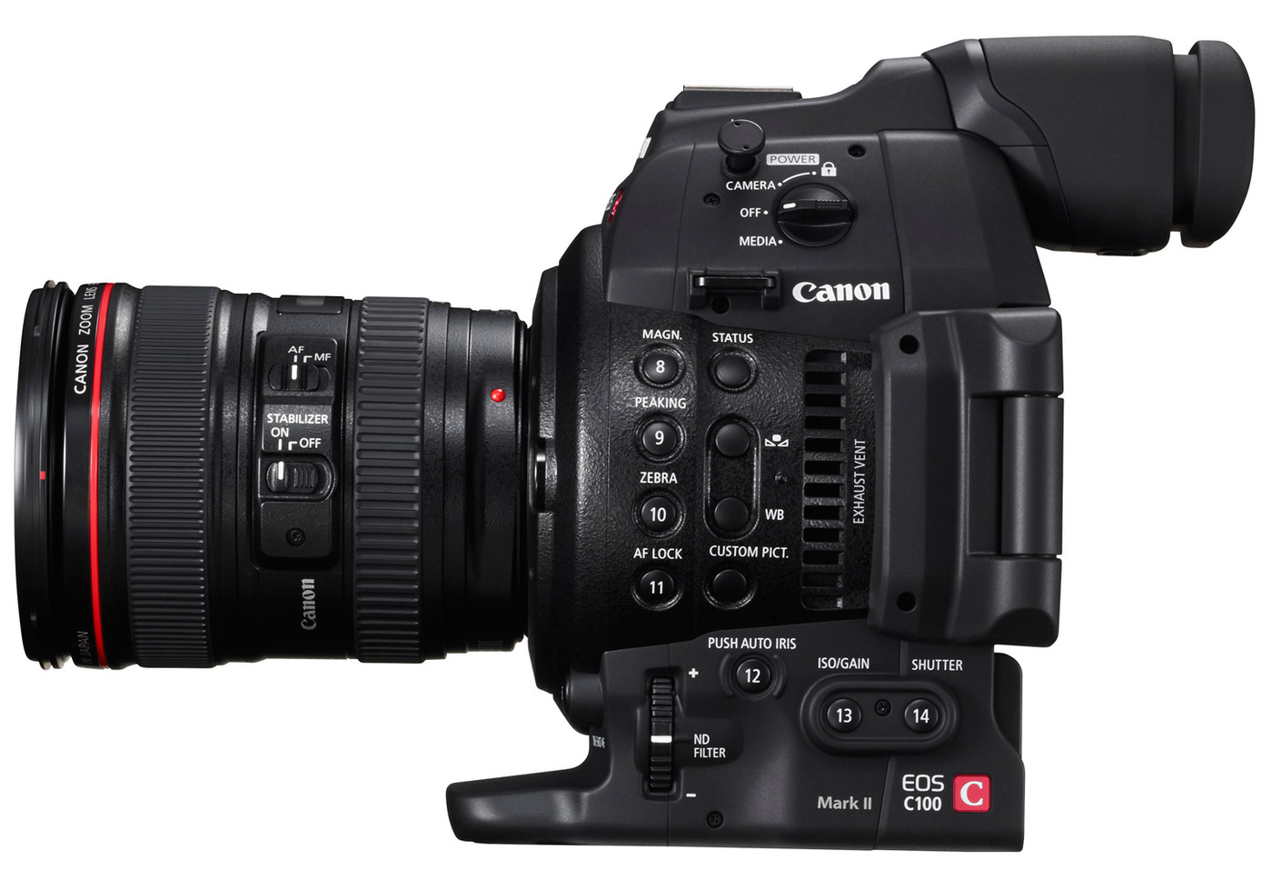 Canon EOS C100 Mark II – обновление модельного ряда видеокамер