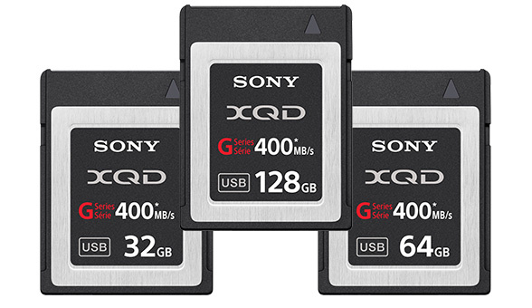 Карты Sony XQD серии G - со скоростью записи до 350 МБ/с
