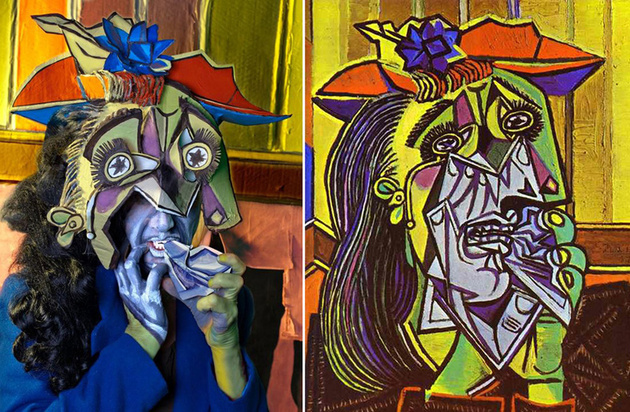 абло Пикассо "Плачущая женщина"