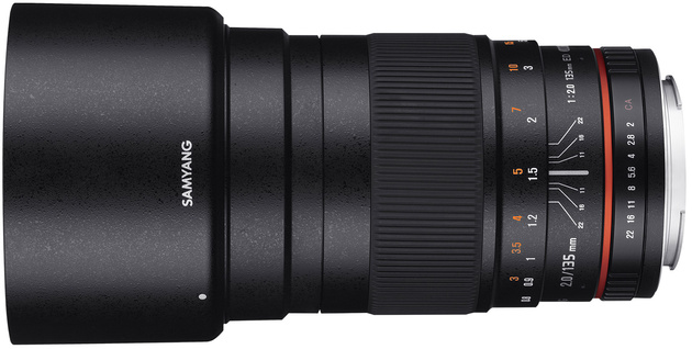 Samyang 135mm f/2 – в двух версиях, для фото и видео