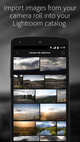 Adobe Lightroom Mobile для смартфонов на Android