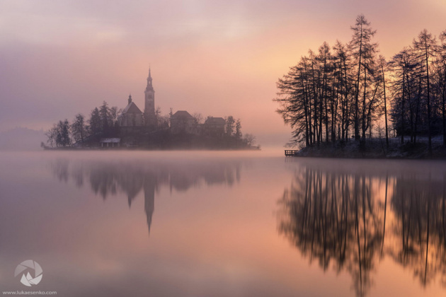 Озеро Блед. Словения © Luka Esenko
