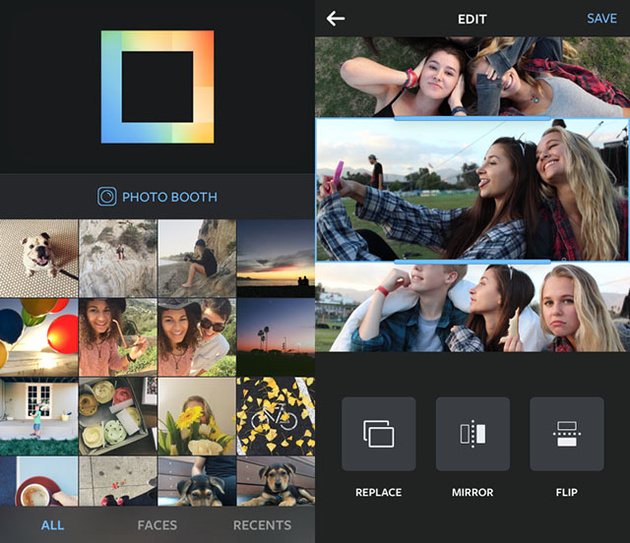 Instagram предлагает Layout – приложение для совмещения нескольких снимков