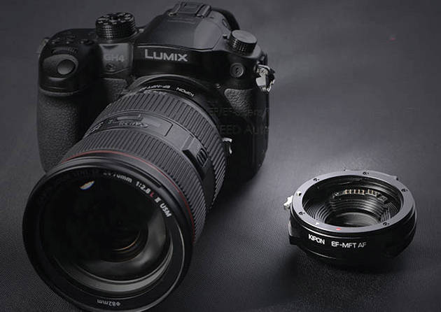 Kipon выпустил первый автофокусный адаптер с Canon EF на Микро 4/3