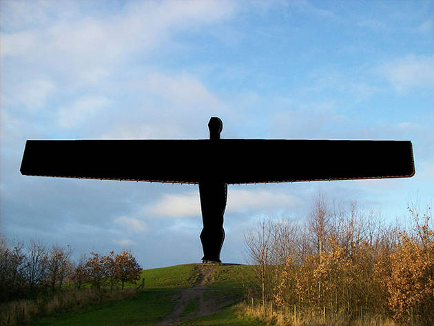 Скульптура «Ангел севера» в Gateshead, Англия