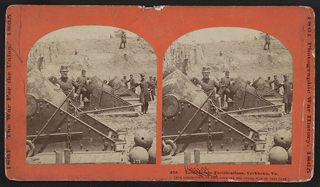 Стереоснимок времен Гражданской войны – из собрания Библиотеки Конгресса США. 
