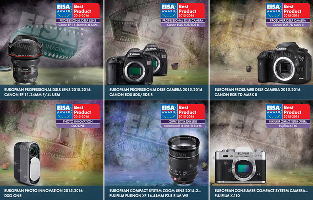 Лучшие камеры и объективы 2015-2016 года – по версии EISA