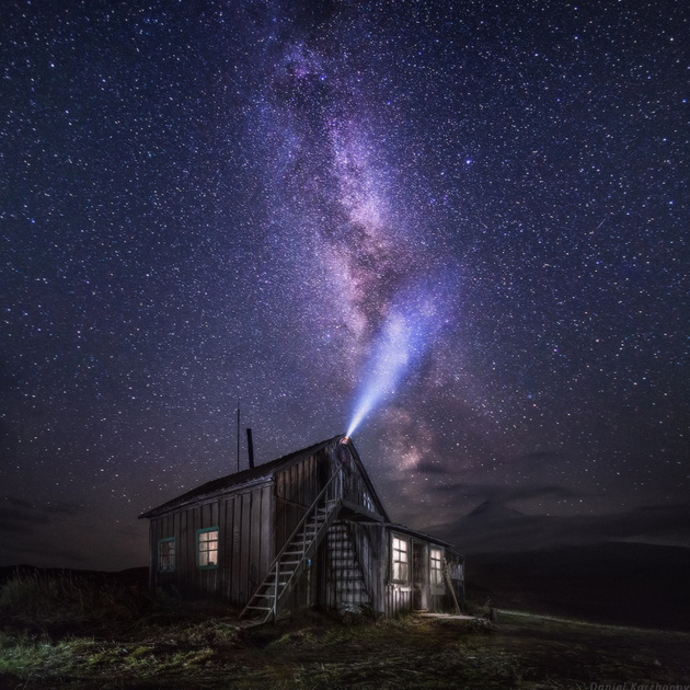 Звездное небо над Камчаткой © Даниил Коржонов
