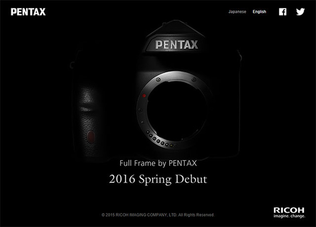 Полнокадровая зеркалка Pentax выйдет весной 2016 года – сообщает Ricoh