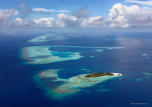 Гостиница-остров, Мальдивы
