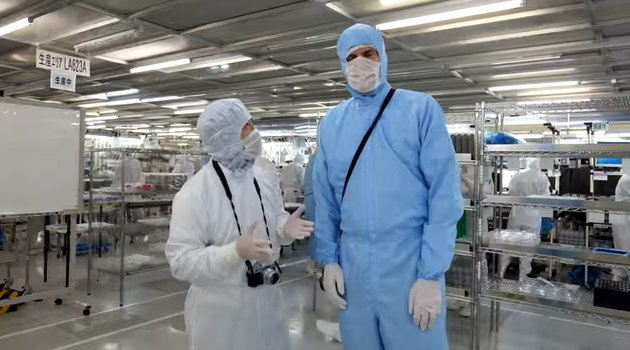 Видеотур по заводу компании Fujifilm в японском городе Сендай