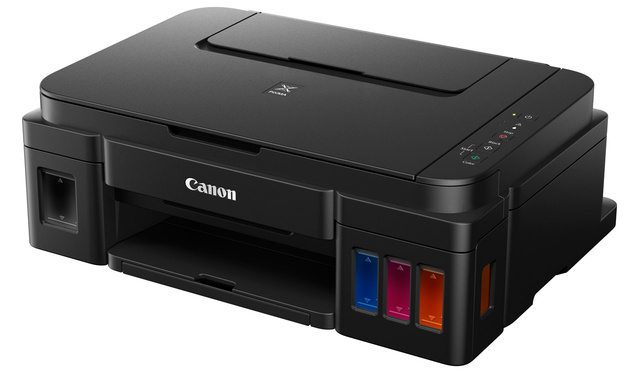 Три принтера Canon PIXMA с системой непрерывной подачи чернил