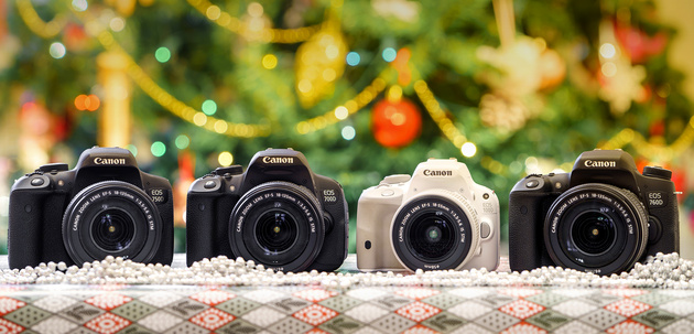 Лучшая зеркалка Canon к новому году: EOS 100D, EOS 700D, EOS 750D или EOS 760D?