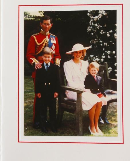 1989г. Принц Чарльз, принцесса Диана, Уильям, Гарри
