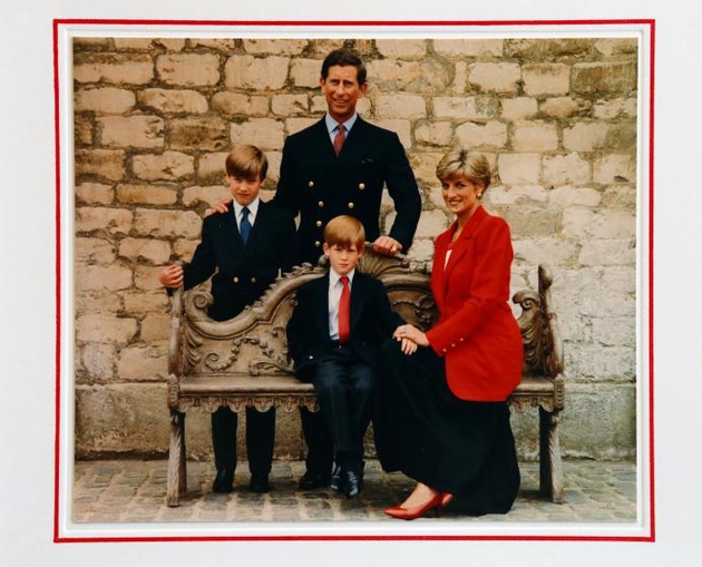 1991г. Принц Чарльз, принцесса Диана, Уильям, Гарри