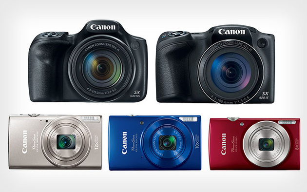 Пять новых компактных камер Canon PowerShot и IXUS
