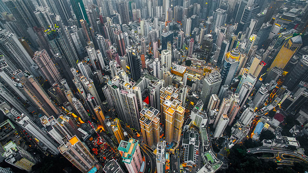 Гонконг с высоты. Проект Энди Енга