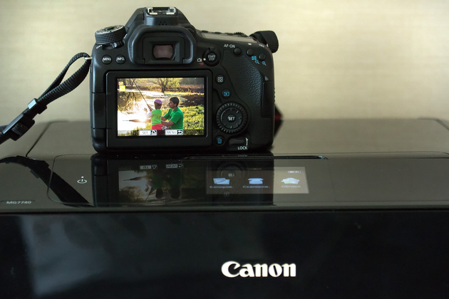 Беспроводная печать с камеры на принтере Canon PIXMA MG 7740
