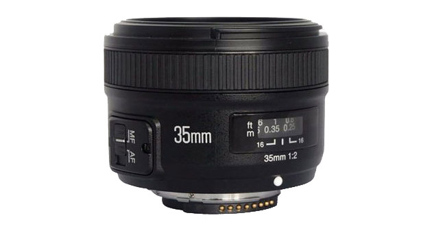 Объектив Yongnuo 35mm f/2 для Nikon F за $95