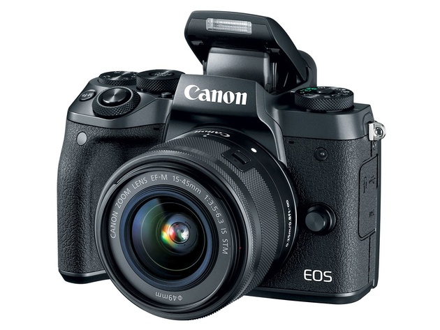 Canon EOS M5 – беззеркальная камера с матрицей APS-C и электронным видоискателем