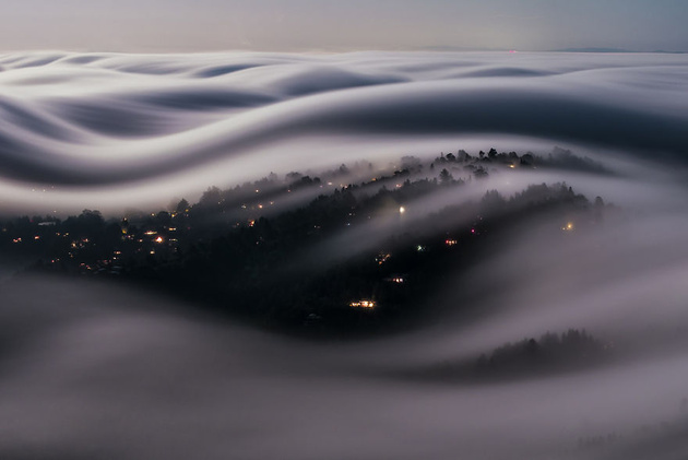 Фото дня: туман на длинной выдежке