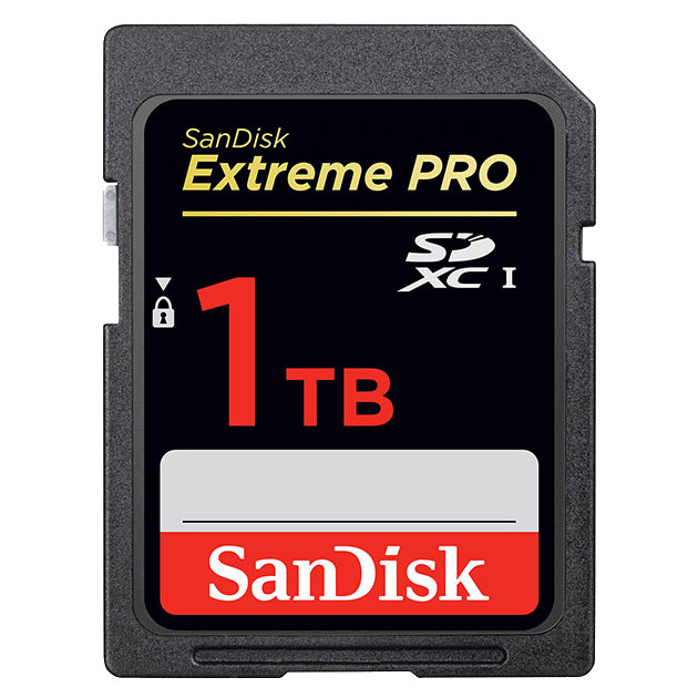 SanDisk и Western Digital выпустили первую в мире SDXC карту памяти 1 TБ