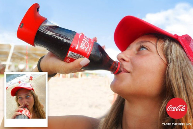 Первая в мире «селфи-бутылка» Coca-Cola делает снимок каждый раз, когда вы пьёте из неё