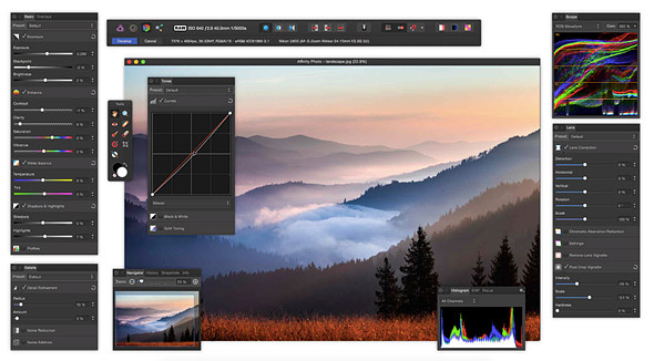 Вышел редактор Affinity Photo для Windows, а для Mac – апгрейд до версии 1.5.