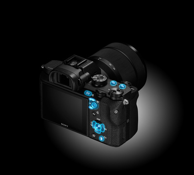 Перепрограммируемые кнопки камер в камере Sony.