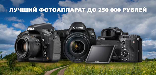 Лучшие камеры до 250000 рублей. 2017 год