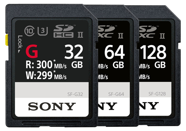 Самая быстрая в мире  SD-карта Sony SF-G приходит в Россию
