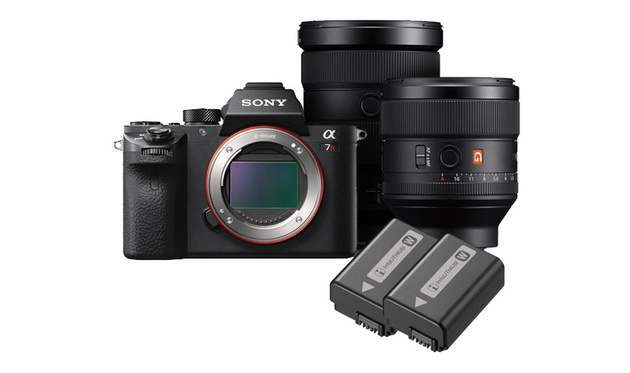 Беззеркальная камера Sony Alpha 7R Mark II, объектив SEL2470GM, объектив SEL85F14GM.