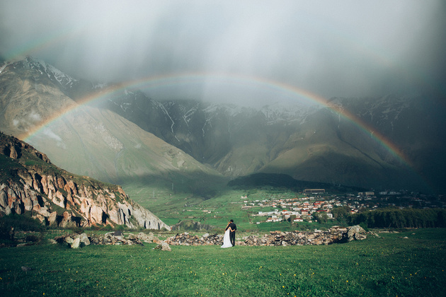 Фотограф: Ольга
Название: Две радуги — свадебный подарок от природы!