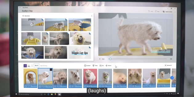 Microsoft выпускает Story Remix – видеоредактор для Windows 10