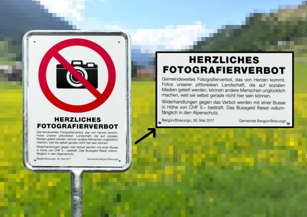 Швейцарский посёлок запрещено фотографировать – чтобы не завидовали