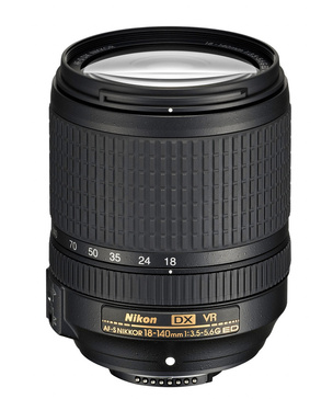 Nikon 18-140mm f/3.5-5.6G ED VR DX AF-S Nikkor