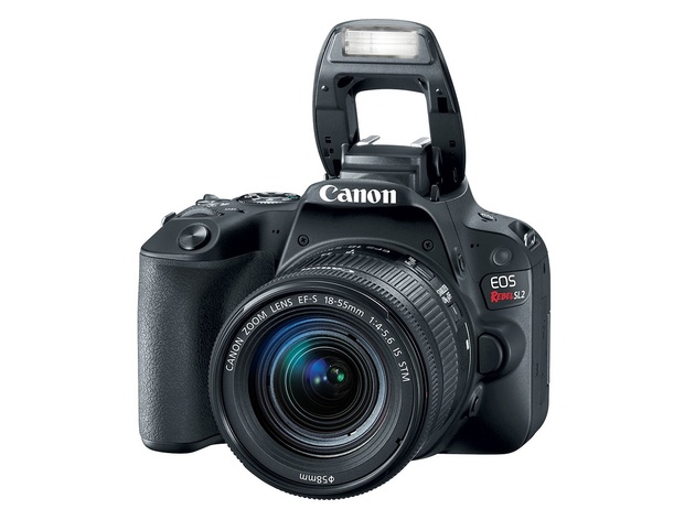 Миниатюрная зеркальная камера Canon EOS 200D