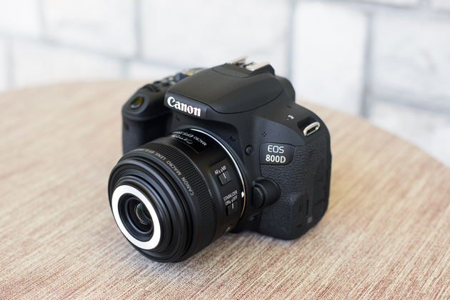 Canon EF-S 35mm f/2.8 Macro IS STM, установленный на камеру Canon EOS 800D