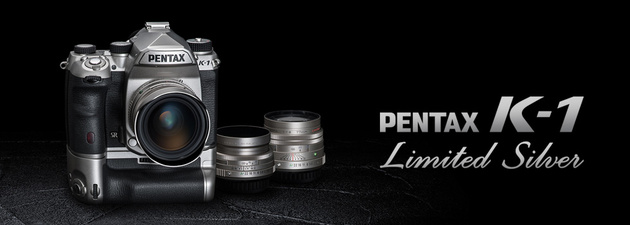 Полнокадровая PENTAX K-1 выходит в эксклюзивном дизайне Limited Silver
