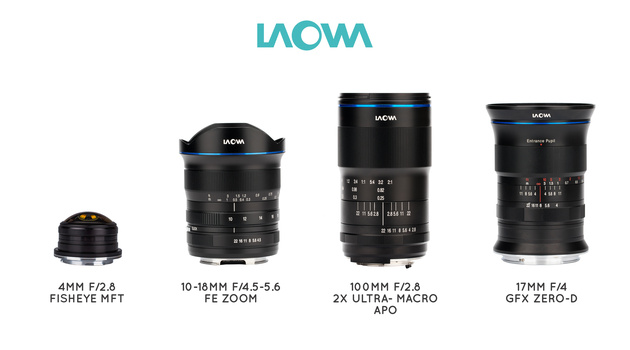 Четыре объектива Laowa от Venus Optics для Sony FE, Fuji GFX и не только