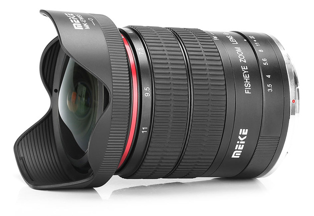 Зум-фишай Meike 6-11mm f/3.5 для APS-C камер Canon и Nikon