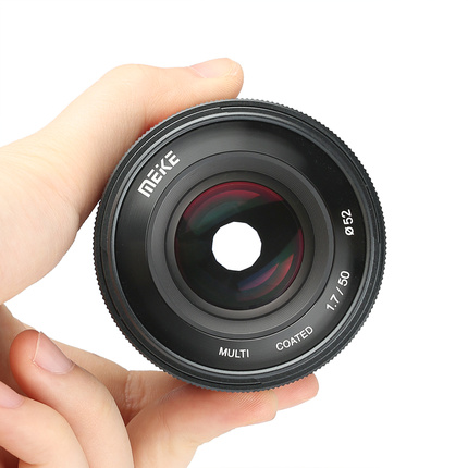 Meike 50mm f/1.7 теперь совместим с камерами Canon EOS R и Nikon Z