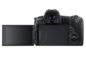 Canon EOS R: вид сзади.