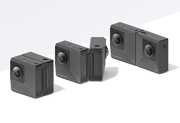 Складная камера Insta360 EVO снимает 3D видео 180º и видео 360º 5,7K