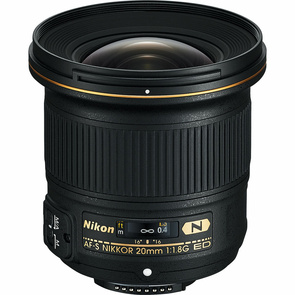Nikon AF-S 20mm f/1.8G ED Nikkor
