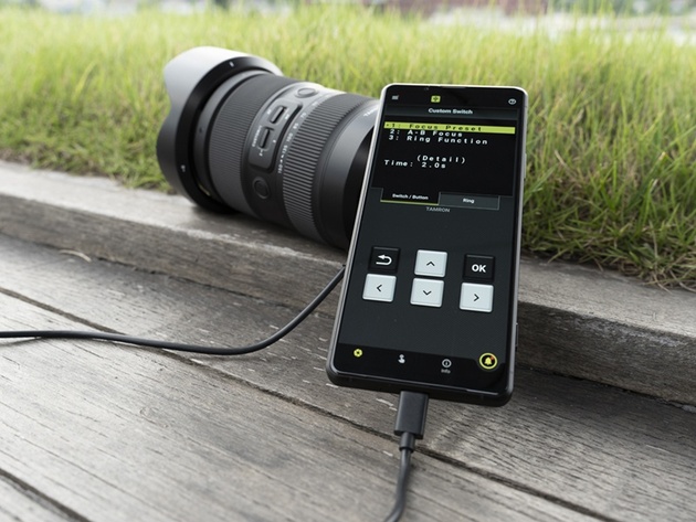 Tamron Lens Utility Mobile: приложение под Android для настройки объективов