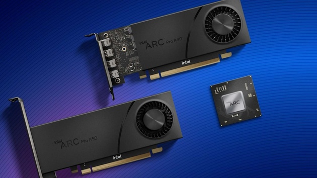Видеокарты от Intel для профессионалов: Arc Pro A40, A50 и A30M