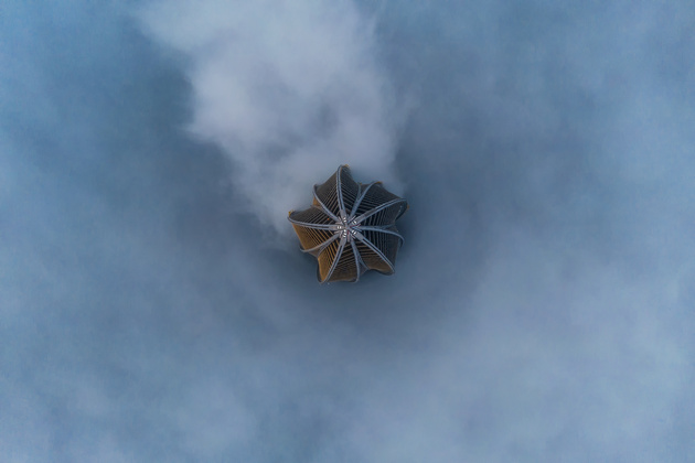 «Лахта-центр» в облаках